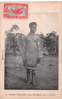 CONGO Brazzaville Jeune Fille PABOUINE Parée De Ses Bijoux éditions J.F Nudi Top-Less Naked  (Scan R/V) N° 1 \MP7126 - Brazzaville