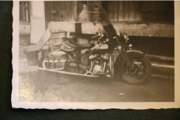 Photo Originale Format  9 X 6 Cm  Moto Indian 1952 Motorbike - Ciclismo