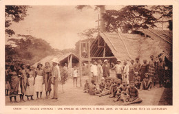 Gabon SAMKITA A.Mengé Annexe De L'église  Dans L'Abanga LAMBARENE (Scan R/V) N° 36 \MP7166 - Gabon