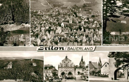 73292558 Brilon Strandbad Fliegeraufnahme Haus Hoehenelmberg Bruchhauser Steine  - Brilon