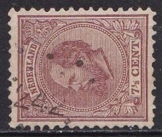 1872 Puntstempel 242 (Bussum) Op Koning Willem III  7½ Cent Bruin NVPH 20 - Postal History