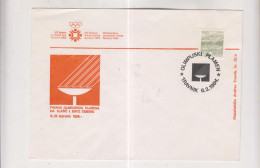 YUGOSLAVIA,1984 TRAVNIK  OLYMPIC GAMES SARAJEVO Nice Cover - Brieven En Documenten