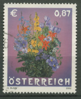 Österreich 2002 Valentinstag Blumenstrauß 2370 Gestempelt - Gebruikt