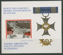 Polen 1979 Deutsche Truppen In Polen Block 79 Postfrisch (C93312) - Blocks & Sheetlets & Panes