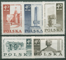 Polen 1968 Weltkriegs-Denkmäler 1885/89 Postfrisch - Unused Stamps