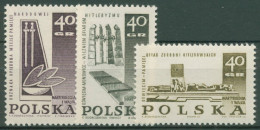 Polen 1967 Weltkriegs-Denkmäler 1757/59 Postfrisch - Unused Stamps