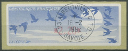 Frankreich ATM 1990 Vogelzug Einzelwert ATM 11.2 B Gestempelt - 1985 Papel « Carrier »