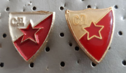 Baketball Football Club SD Crvena Zvezda Red Star Belgrade Serbia  Pins - Pallacanestro