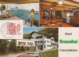 Unterschächen - Hotel Brunnital  (3 Bilder)        Ca. 1980 - Unterschächen