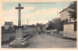 PONT DE CHERUY - Rue De La Gare - Très Bon état - Pont-de-Chéruy