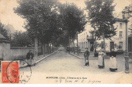 MONTLUEL - L'Avenue De La Gare - Très Bon état - Montluel