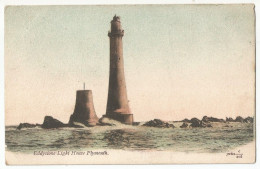 Plymouth Postcard Oude Postkaart Carte Postale CPA Eddystone Light House - Plymouth