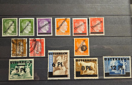 Austria (Österreich) 1945 Overprint Issue (some Nice Examples) - Other & Unclassified