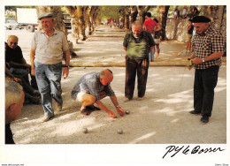 PÉTANQUE SOUS LES PLATANES - PHOTO LE BOSSER 1987 - Bowls