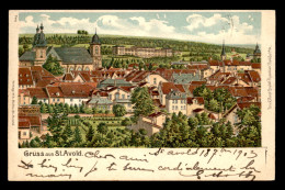 57 - SAINT-AVOLD - CARTE LITHOGRAPHIQUE GRUSS - Saint-Avold