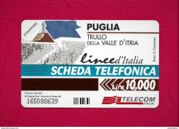 Italia, Italy- New Prepaid Phone Card- Nuova- LINEE D'ITALIA MOLISE- 10000L- Ed. Celograf- Ex. 31.12.99 - Public Practical Advertising