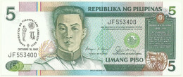 PHILIPPINES - 5 Piso - 1987 - Pick 176.a - Unc. - Canonization Of San Lorenzo Ruiz - Commemorative Issue - Serie JF - Philippines