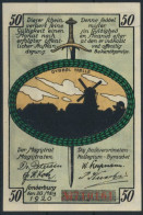 Geldschein Banknote Notgeld Sonderburg Sonderborg 50 Pfennig 1920 Vzg Gra 1240.2 - Andere & Zonder Classificatie