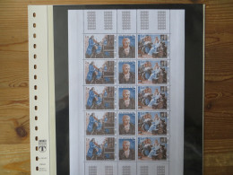 Monaco 1470-2 Kleinbogen 5 Dreierstreifen 15 Mk. Luxus Postfrisch Mozart Musik - Covers & Documents