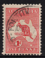 AUSTRALIA 1913 1d RED KANGAROO (DIE I) STAMP PERF.12 WMK 2  SG.2 VFU. - Used Stamps