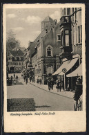 AK Homburg / Saarpfalz, Strasse Mit Hotel Und Leuten  - Saarpfalz-Kreis