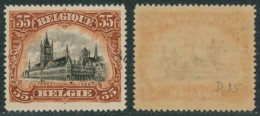 Albert I - N°142A** Neuf Sans Charnières (MNH), Dentelé 15. Ieper - 1915-1920 Albert I