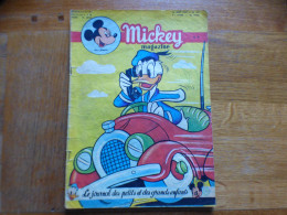 JOURNAL MICKEY BELGE  N° 201 Du 12/08/1954 COVER  DONALD + L'EPEE ET LA ROSE - Journal De Mickey