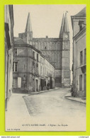 49 LE PUY NOTRE DAME Vers Montreuil Bellay L'Eglise La Façade VOIR DOS - Montreuil Bellay