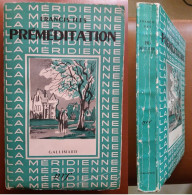 C1  Francis ILES Premeditation NRF Meridienne 1953 HITCHCOCK SUSPICION Berkeley PORT INCLUS France - NRF Gallimard