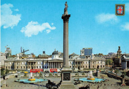 ROYAUME-UNI - London - Vue Sur Le Monument à Nelson Et Place De Trafalgar - Vue Générale - Animé - Carte Postale - Trafalgar Square