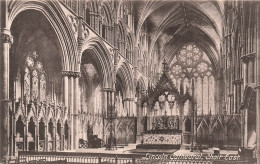 ROYAUME-UNI - Angleterre - Lincoln Cathedral - Choir East - Carte Postale Ancienne - Lincoln