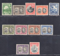 1938-50 Grenada, Stanley Gibbons N. 153/63 - 12 Valori - MNH** - Andere & Zonder Classificatie