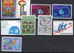 Nations Unies United Nations : Timbres Del' Année 1980 XXX - Ungebraucht