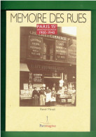 PARIS 15° ARRONDISSEMENT 1900 1940 MEMOIRES DES RUES PAR RENE MINOLI 320 CARTES POSTALES ANCIENNES - Paris