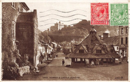 ROYAUME-UNI - Angleterre - Dunster - Yarn Market & Castle - Carte Postale Ancienne - Andere & Zonder Classificatie