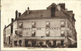 17---  91  ANGERVILLE  Hôtel De France - Angerville