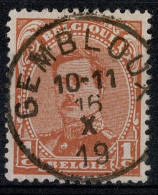 Belgique 1922 COB 190 Belle Oblitération GEMBLOUX - 1922-1927 Houyoux