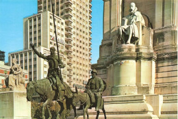 ESPAGNE - Madrid - Vue Sur La Place D'Espagne - Statues - Vue Générale - Carte Postale - Madrid