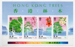 OM1a - Hong Kong 1988 Trees  Nature - Flowers & Plants Il BF  ***  MNH - Blokken & Velletjes