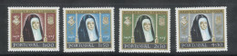 Portugal Stamps 1958 "Queen Isabel" Condition MNH #843-846 - Unused Stamps
