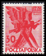 1930. POLSKA.  November Resistance 30 Gr.  Hinged. Thin Spot.  (Michel 268) - JF545910 - Ongebruikt