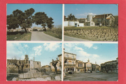 CPM. MULTIVUES " GALLARGUES Le MONTUEUX " VUE GENERALE - LA CAVE COOPERATIVE . LE TEMPLE . LA PLACE .  NON ECRITE - Gallargues-le-Montueux