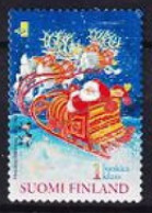 2001. Finland. Christmas, Santa Claus In Reindeer Sleigh. Used. Mi. Nr. 1567 - Used Stamps