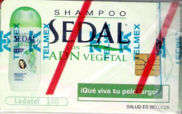 Mexico: Telmex/lLadatel - 2001 Sedal Shampoo. Mint - Mexico