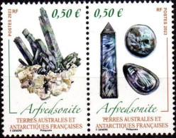 2023_Timbre TAAF N° 1024/1025 Neuf** Mnh Luxe Arfvedsonite. - Neufs