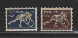 Portugal Stamps 1952 "World Cup Ring Hockey" Condition MH #751-752 - Unused Stamps