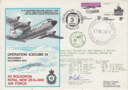 Ross Dependency 1978 Operation Icecube 14 Signature  Ca Scott Base 27 NOV 1978 (RT166) - Briefe U. Dokumente