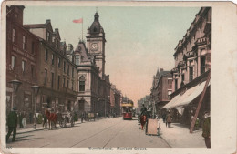 In 6 Languages Read Story: Sunderland. Fawcett Street. Colourful Coloured | Rue Fawcett. Colorée - Durham City