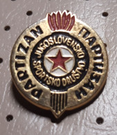 Sport Club JSD PARTIZAN Basketball , Football  Belgrade Yugoslavia Serbia Pin - Basketbal