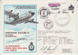 Ross Dependency 1978 Operation Icecube 14 Signature  Ca Scott Base 4 DEC 1978 (RT169) - Covers & Documents